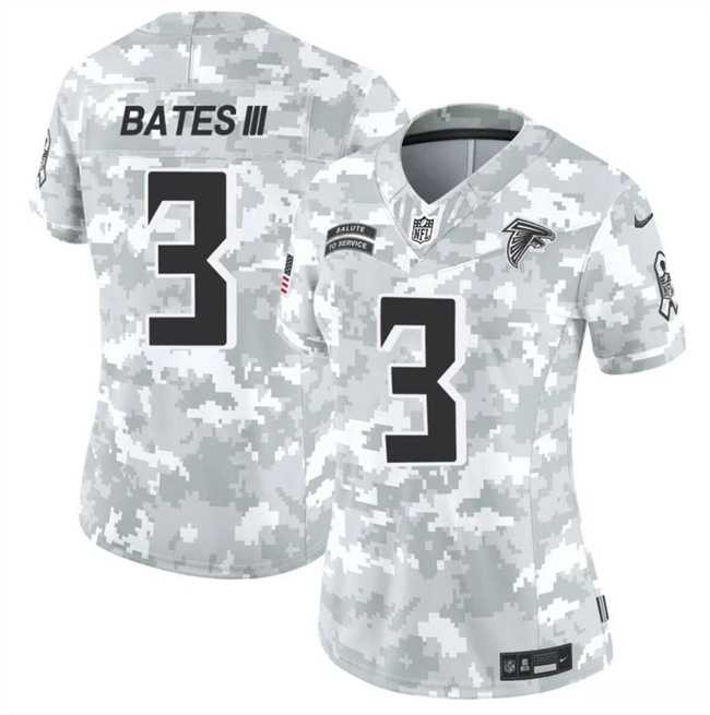 Womens Atlanta Falcons #3 Jessie Bates III 2024 F.U.S.E Arctic Camo Salute To Service Limited Stitched Jersey Dzhi